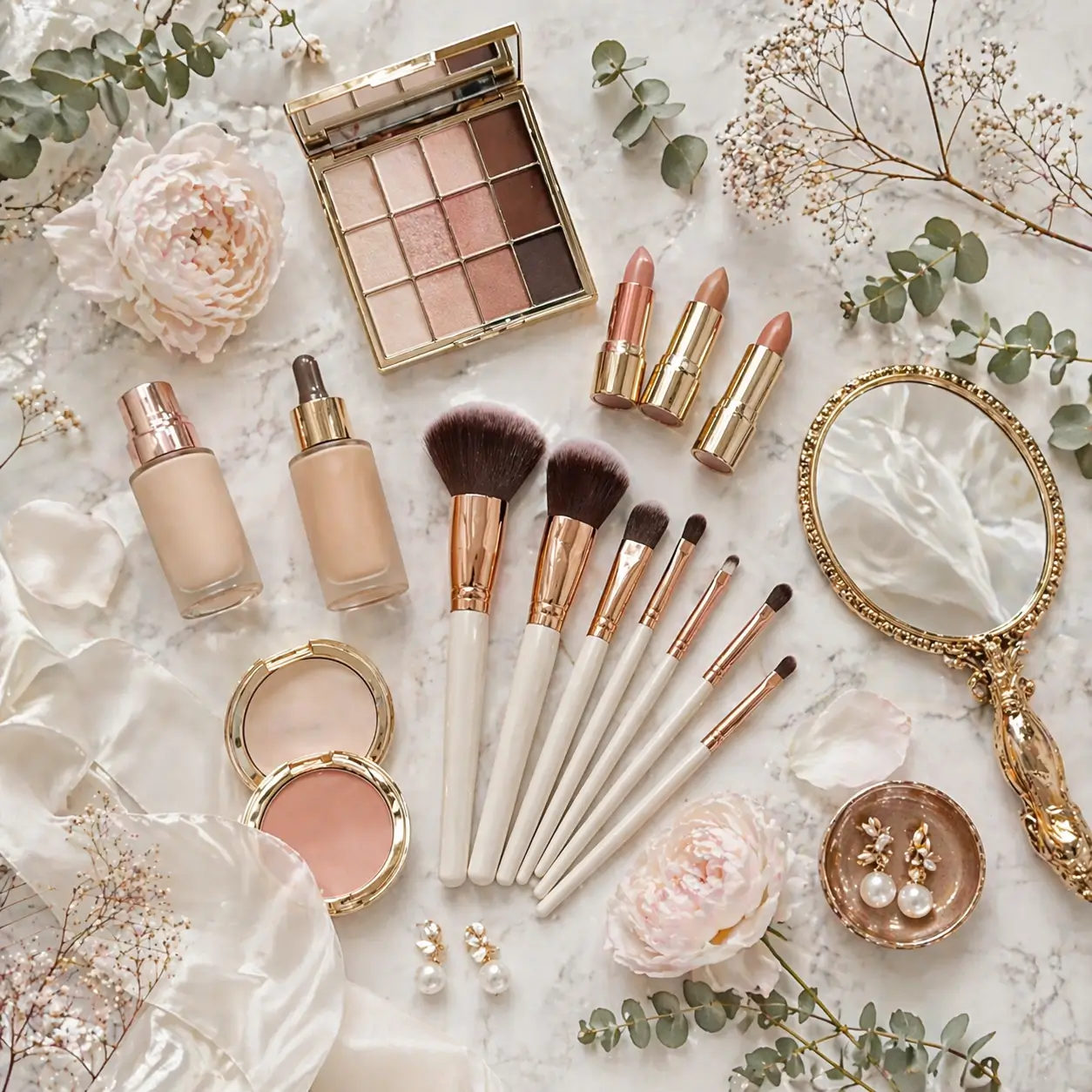 Brautstyling Pakete Hamburg — professionelle Make-up Tools und Premium-Produkte