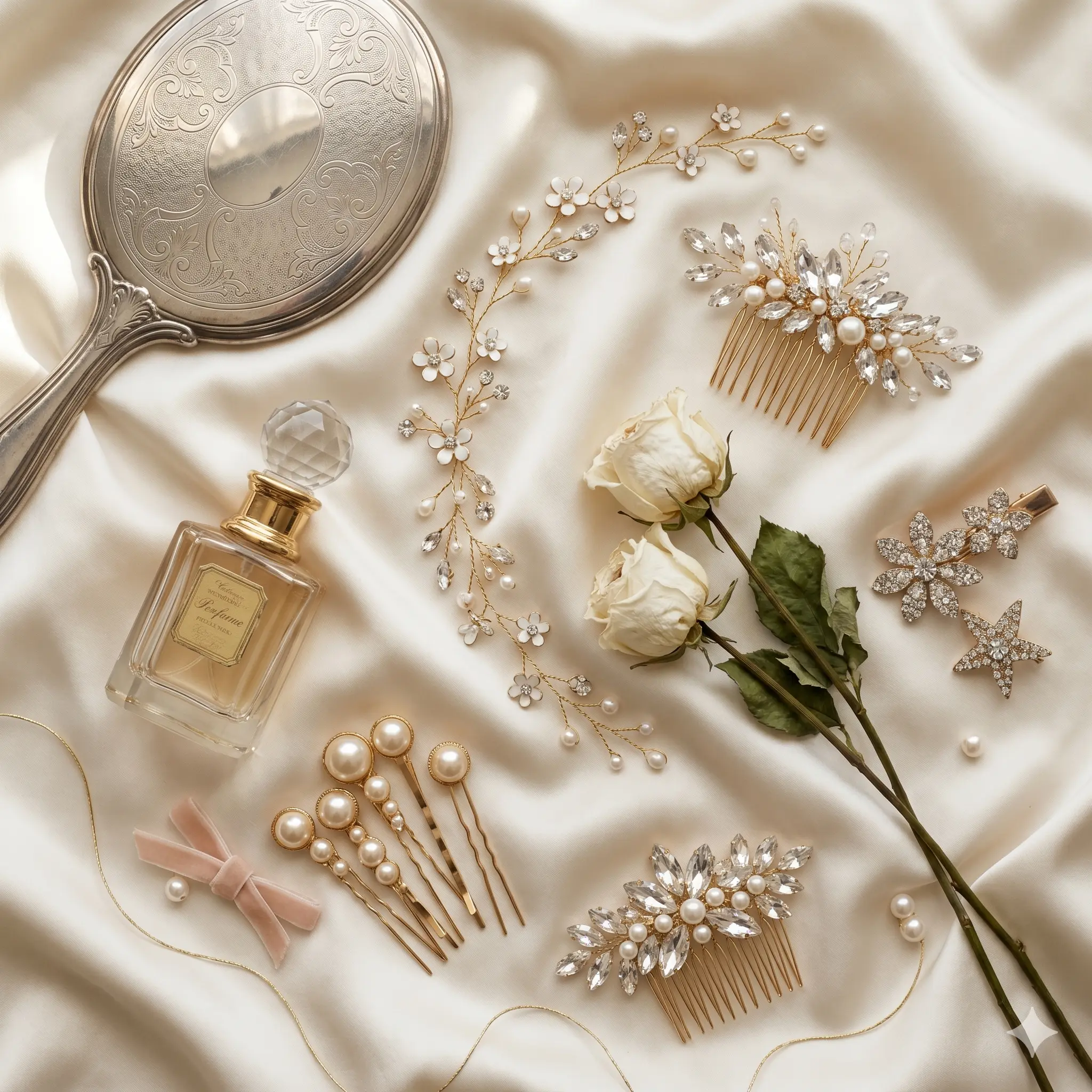 Elegante Haaraccessoires für die Abiball-Frisur – Perlenspangen, Haarnadeln und Haarreifen für den festlichen Look