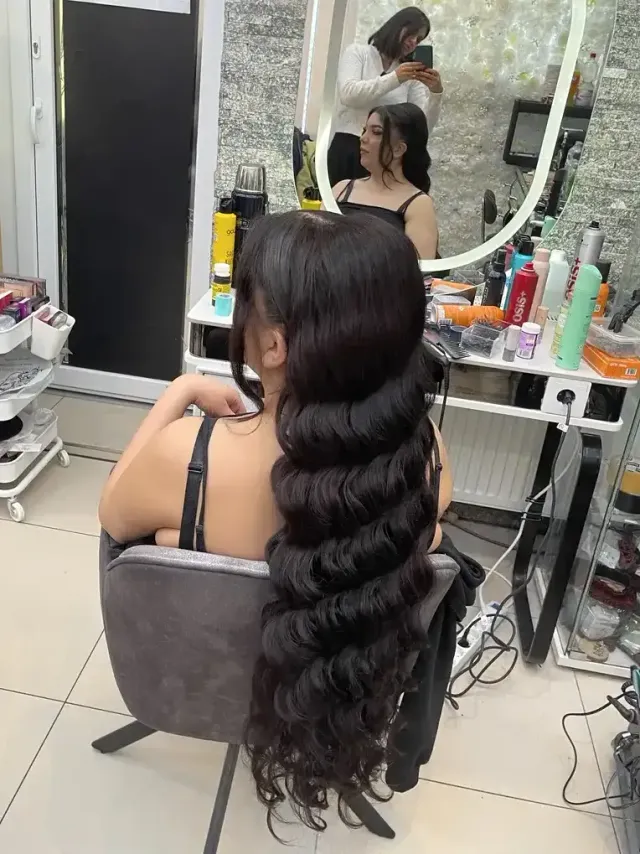تموجات أصابع طويلة حجمية